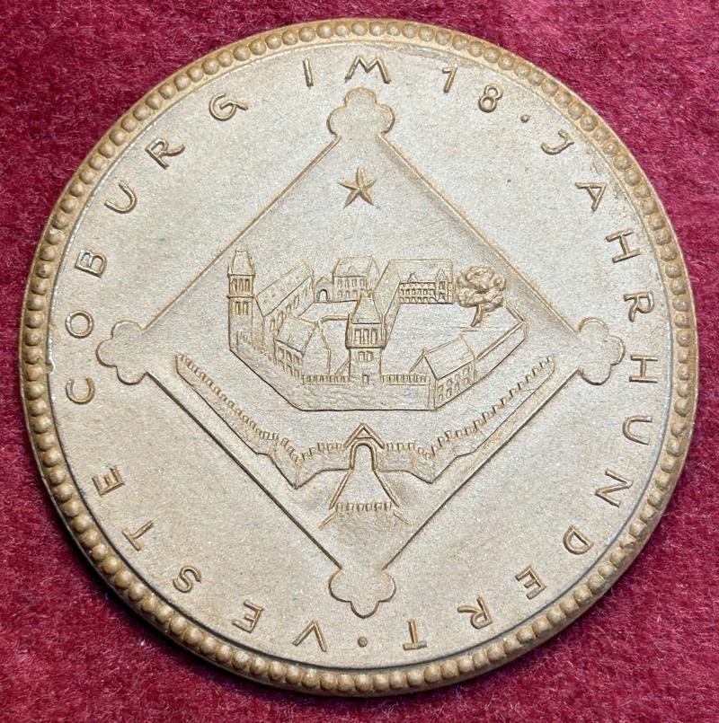 Deutsche Reich Porzellanmedaillen Heimatfest Coburg 1924 — image 2