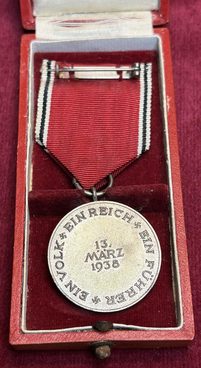 3rd Reich Anschluss österreich Medaille mit Etui — image 4