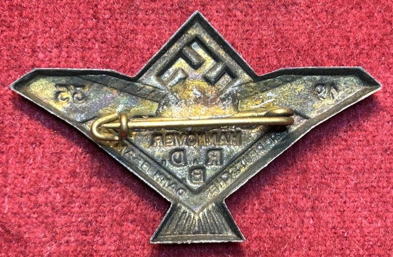 3rd Reich RDB Gautagung Hannover 1935 abzeichen — image 2