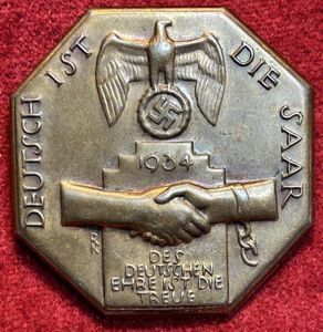 3rd Reich Deutsch ist Die Saar 1934