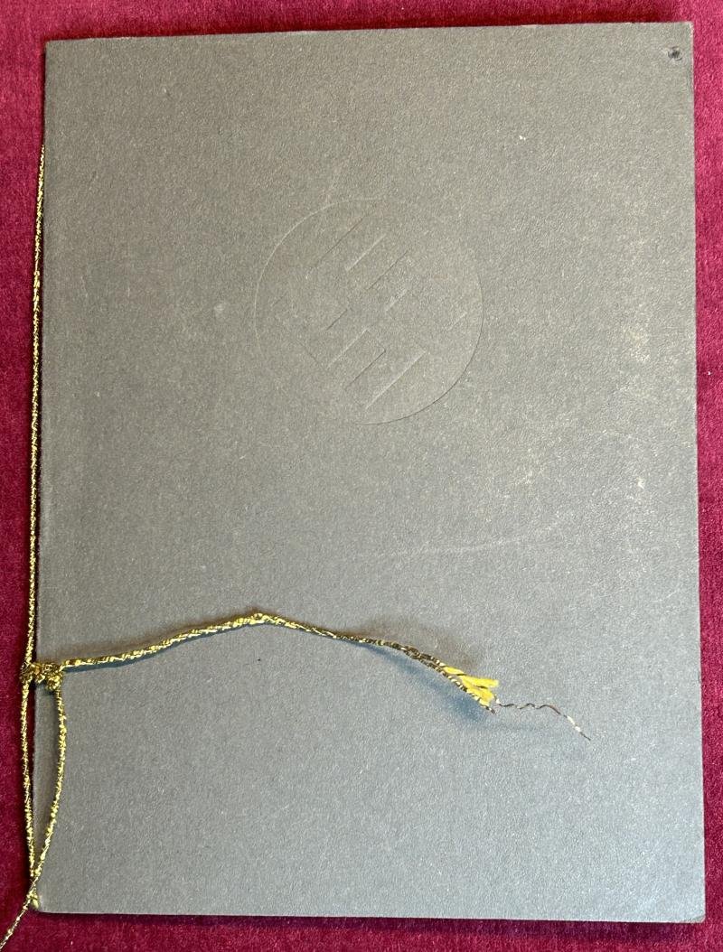 3rd Reich DRL Urkunde 1. Sieger 1000 Meterlauf B-Klasse — image 2