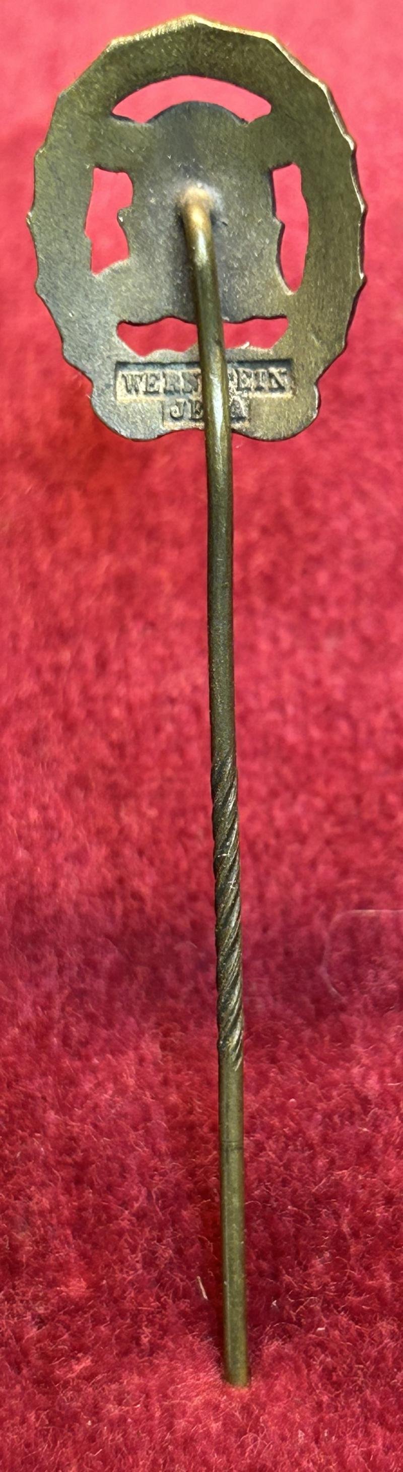 3rd Reich DRL Sportabzeichen Bronze Miniatur — image 2