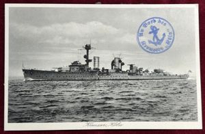 3rd Reich Ansichtkarte Kreuzer 'Köln'