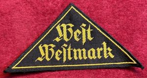3rd Reich HJ Gebietsdreieck 'West Westmark'