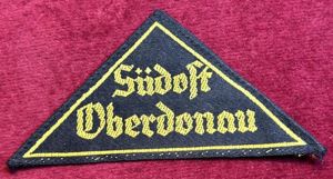 3rd Reich HJ Gebietsdreieck 'Südost Oberdonau'