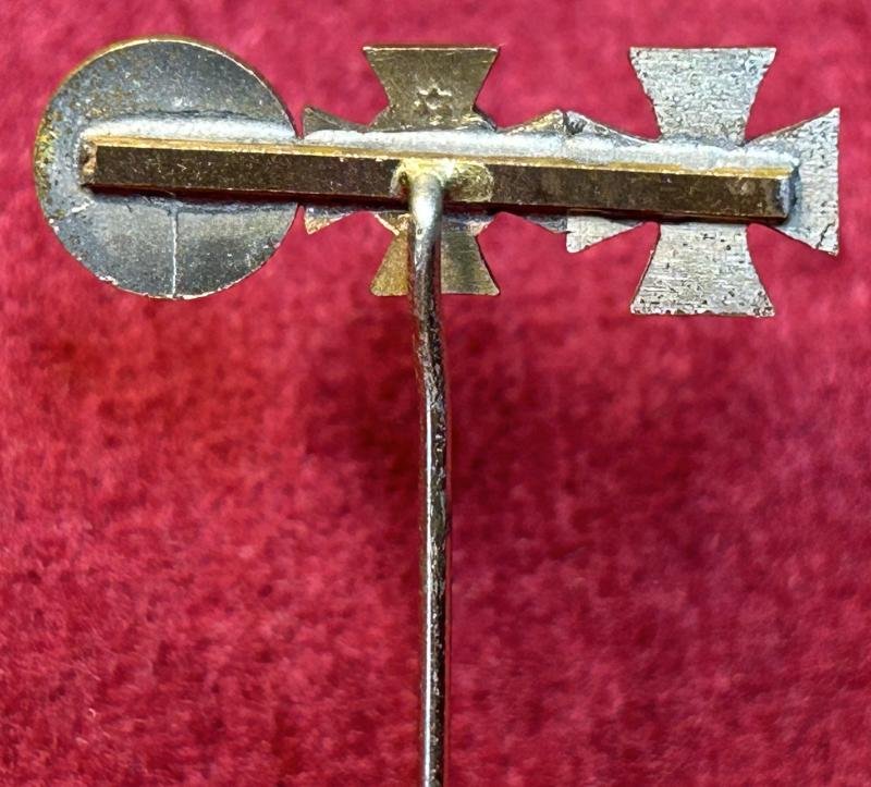 BRD Miniaturspange 1957 Version für Ein 2. Weltkriegsveteran 3 Auszeichnungen — image 4