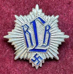 3rd Reich RLB Mitgliedsabzeichen 1. Form (August Enders)