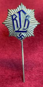 3rd Reich RLB Mitgliedsabzeichen 1. Form (Franke & Co.)