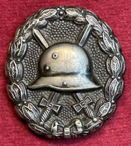 Kaiserreich verwundetenabzeichen in schwarz 1918 (DRGM)