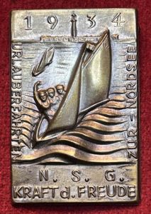3rd Reich NSG Kraft durch Freude Urlauberfahrten zur Nordsee 1934