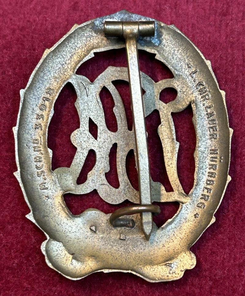 Deutsche Reich DRA Sportabzeichen Bronze (1913-1934) L. Chr. Lauer — image 2