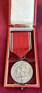 3rd Reich Anschluss österreich Medaille mit Etui
