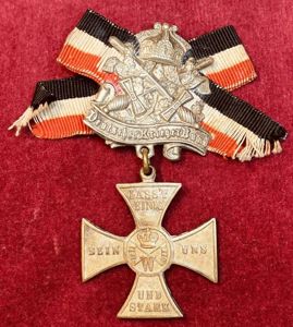 Kaiserreich Deutscher Kriegerbund abzeichen