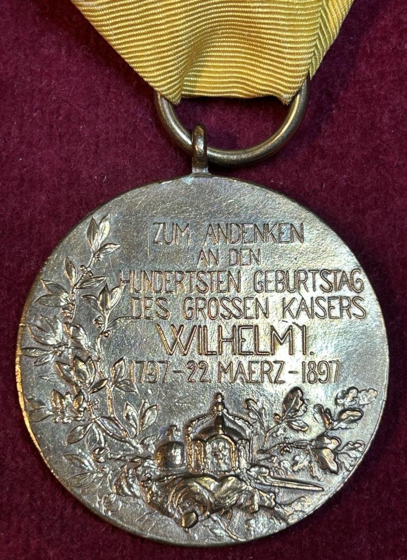 Kaiserreich Zentenarmedaille - Kaiser Wilhelm I — image 4