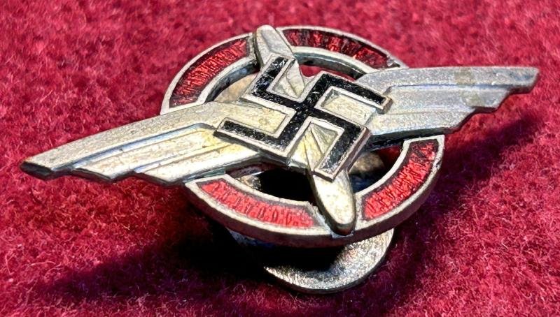 3rd Reich DLV Zivilabzeichen Gross 3. Form (knopflochorden) — image 2