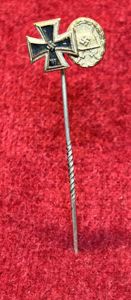 3rd Reich Miniaturspange Eisernes kreuz 2, klasse und Verwundetenabzeichen in …