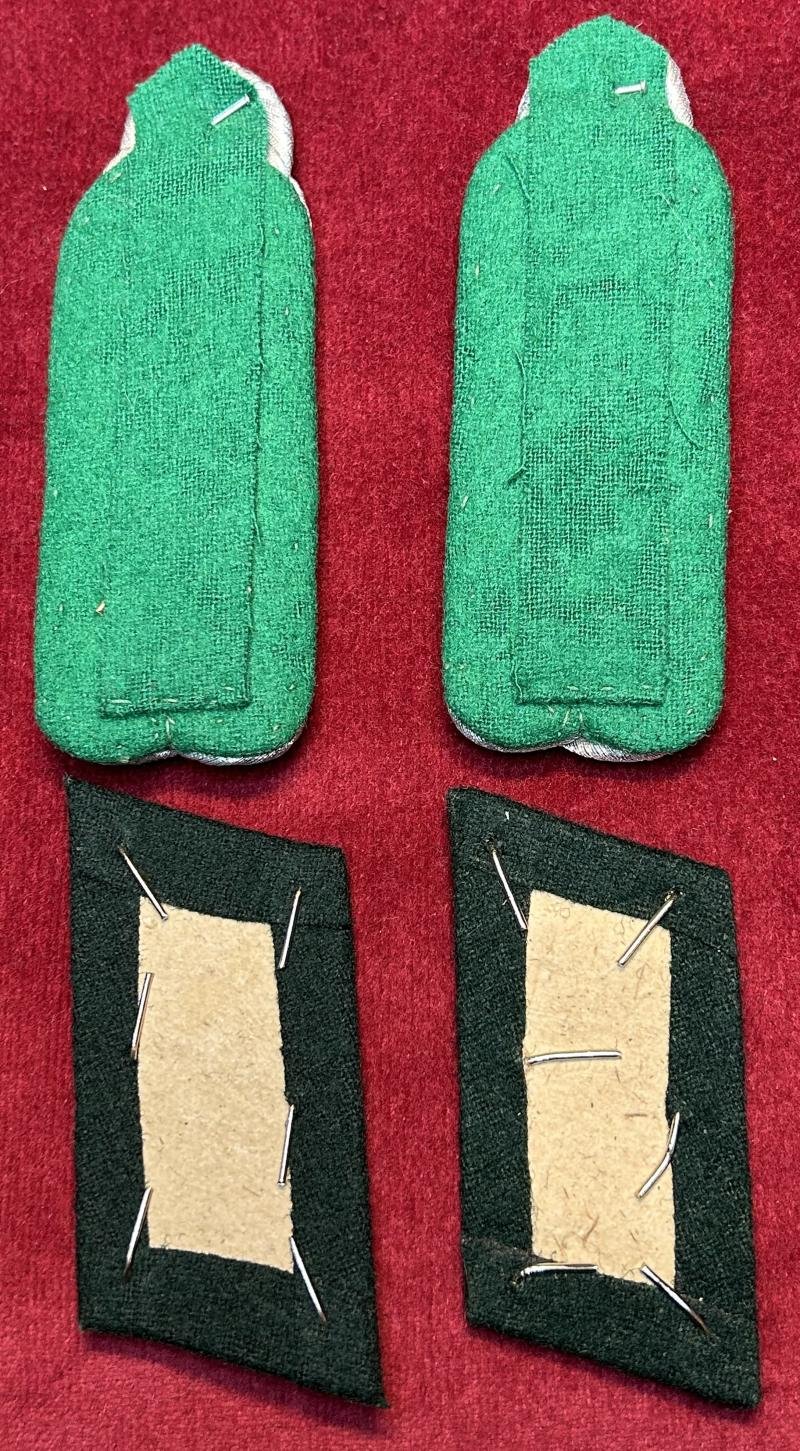 DDR Volkspolizei Oberst Schulterklappen & Kragelspiegel — image 2