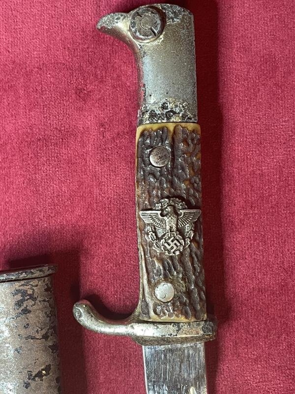3rd Reich Polizei K98 Gewehr Bajonett (E. Pack & Söhne) — image 3