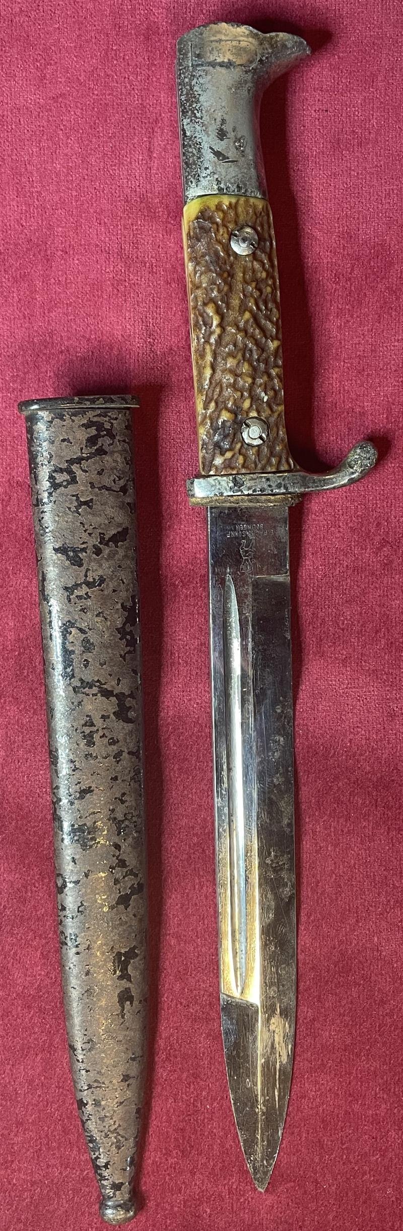 3rd Reich Polizei K98 Gewehr Bajonett (E. Pack & Söhne) — image 5