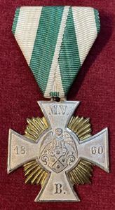 Kaiserreich Militärverein abzeichen Bischofswerda 1860