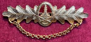BRD Kyffhäuserbund Goldene Spange mit Kette