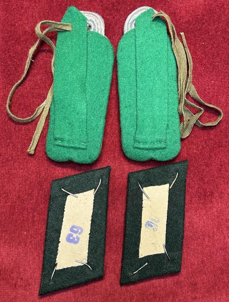 DDR Volkspolizei Schulterklappen & Kragelspiegel für ein Major — image 2