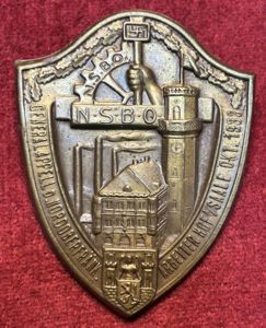 3rd Reich NSBO Nordoberfränkische Arbeiter 1933 abzeichen