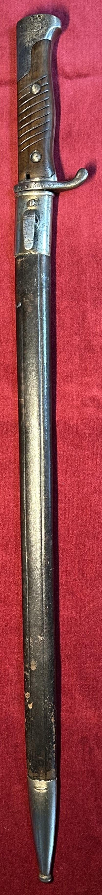 Kaiserreich Seitengewehr M1898 N/a lang (Baden) — image 5