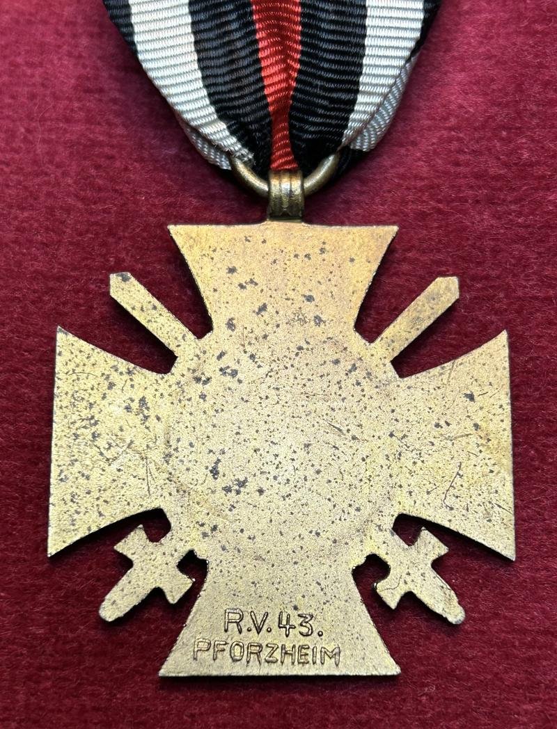 3rd Reich Frontkämpferkreuz (R.V.43.) — image 4