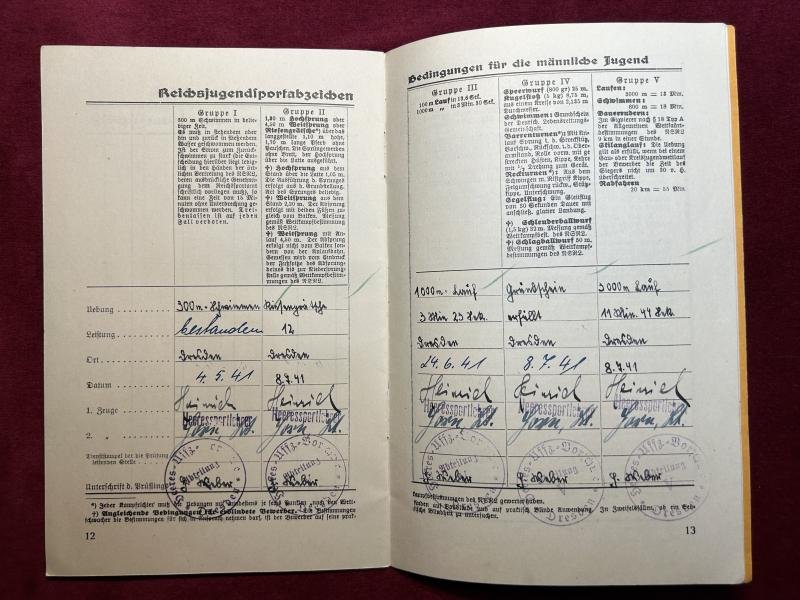 3rd Reich Reichssportjugendabzeichen und Leistungsbuch — image 3