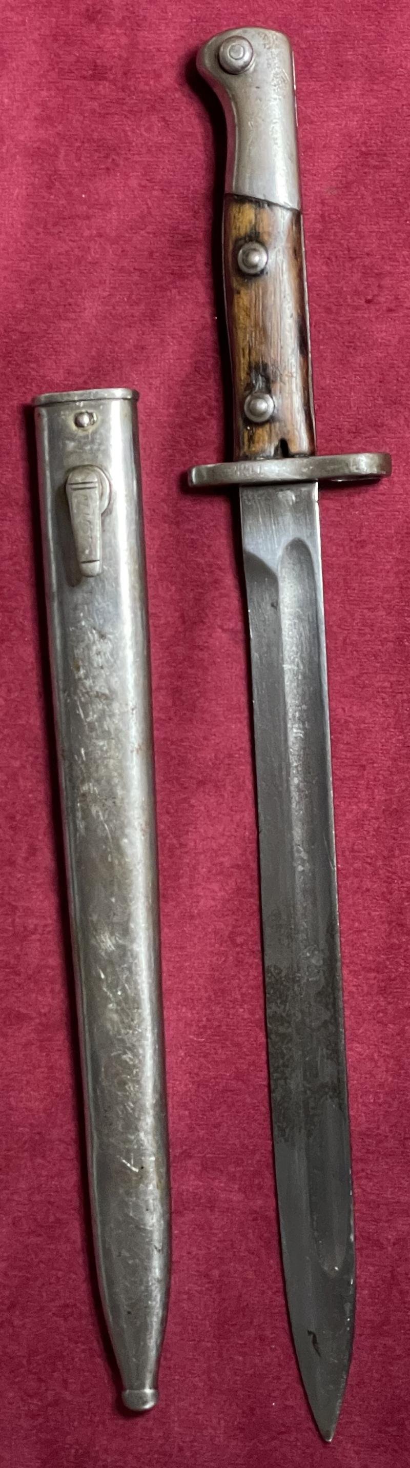 Uruguay M1908 Mauser bayonet — image 2