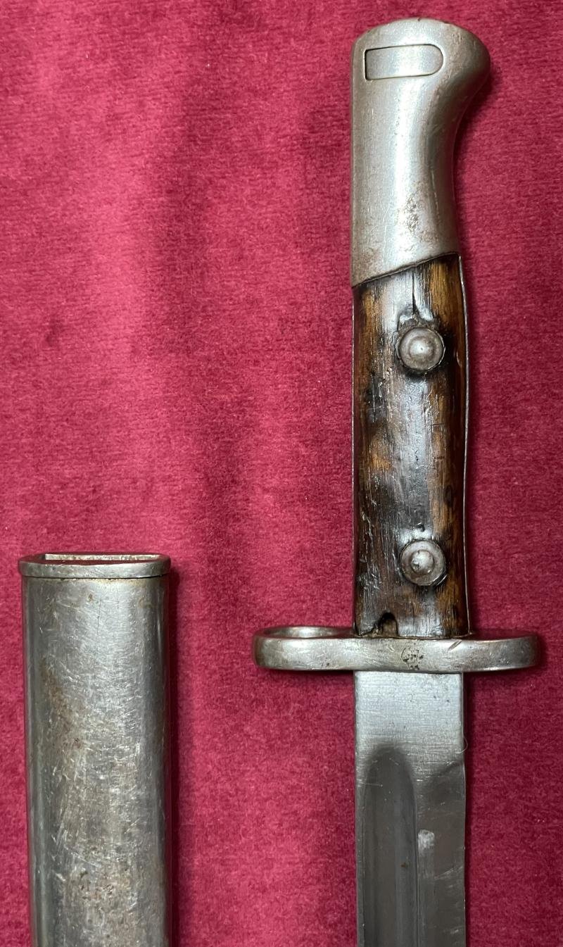 Uruguay M1908 Mauser bayonet — image 4