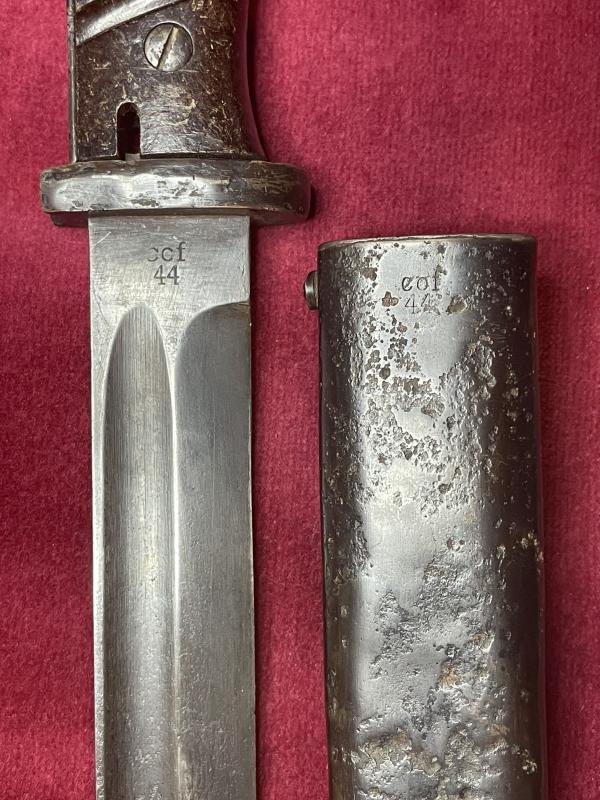 3rd Reich K98 bayonet marked COF44 (matching numbers) — image 4