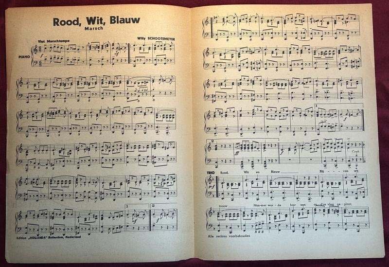 Nederland Bevrijdingsmuziek 1945 'Rood Wit Blauw Marsch' — image 3