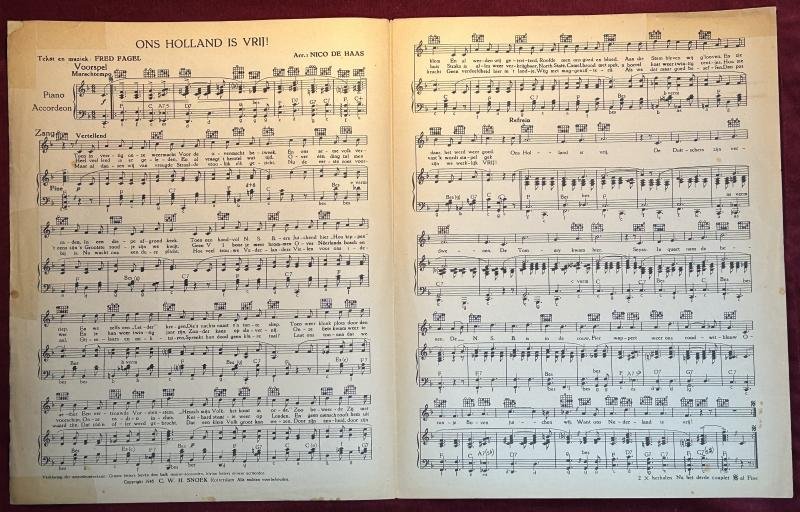 Nederland Bevrijdingsmuziek 1945 'Ons Holland is vrij' — image 2