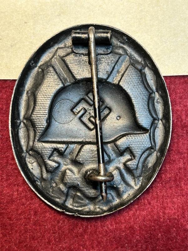 3rd Reich Besitzzeugnis und Verwundetenabzeichen 1939 im Schwarz — image 3