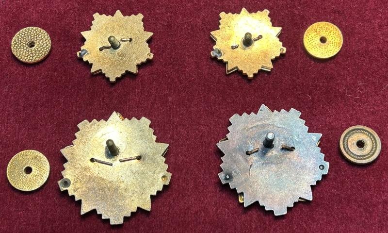 Yugoslavia Army Officer cap badges (4 pcs) — image 2