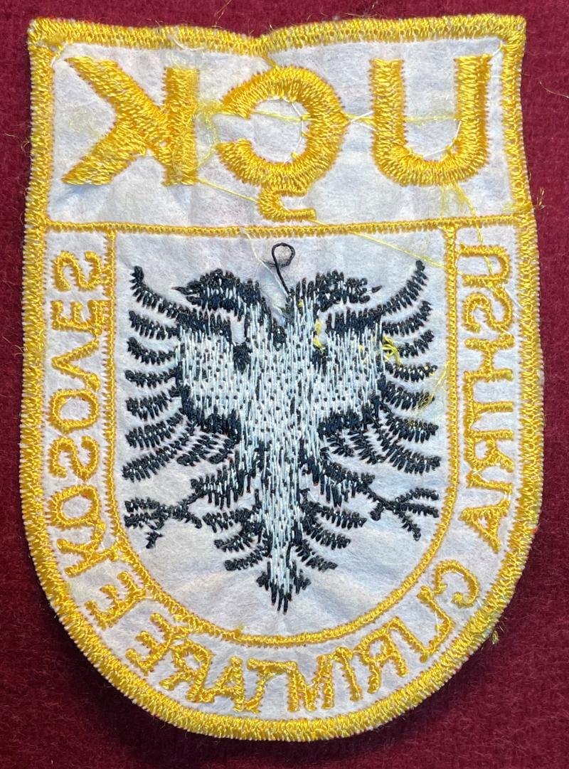 Kosovo UCK Ushtria Çlirimtare e Kosovës sleeve patch — image 2