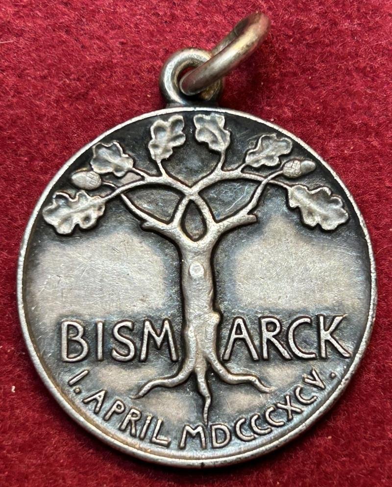 Kaiserreich Silbermedaille Bismarck 1. April 1895 Geburtstag — image 2