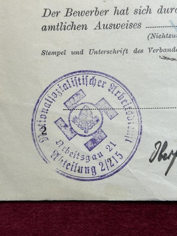 3rd Reich DRA Bronze Sportabzeichen und Leistungsheft — image 3