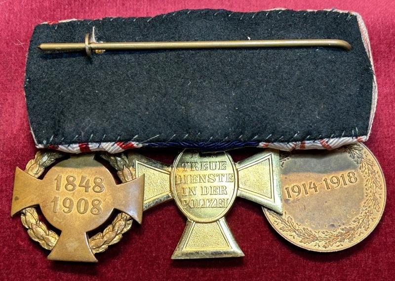 3rd Reich Ordensspange 3 medaillen — image 2