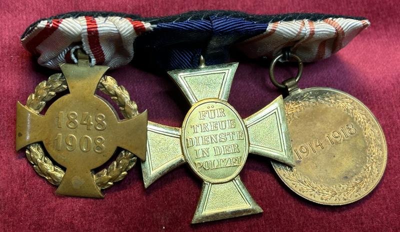 3rd Reich Ordensspange 3 medaillen — image 3