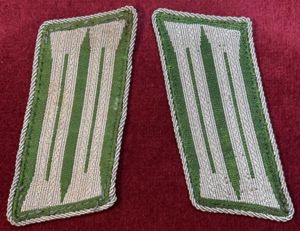 3rd Reich Kragenspiegel Schutzpolizei fur die Unteroffiziere