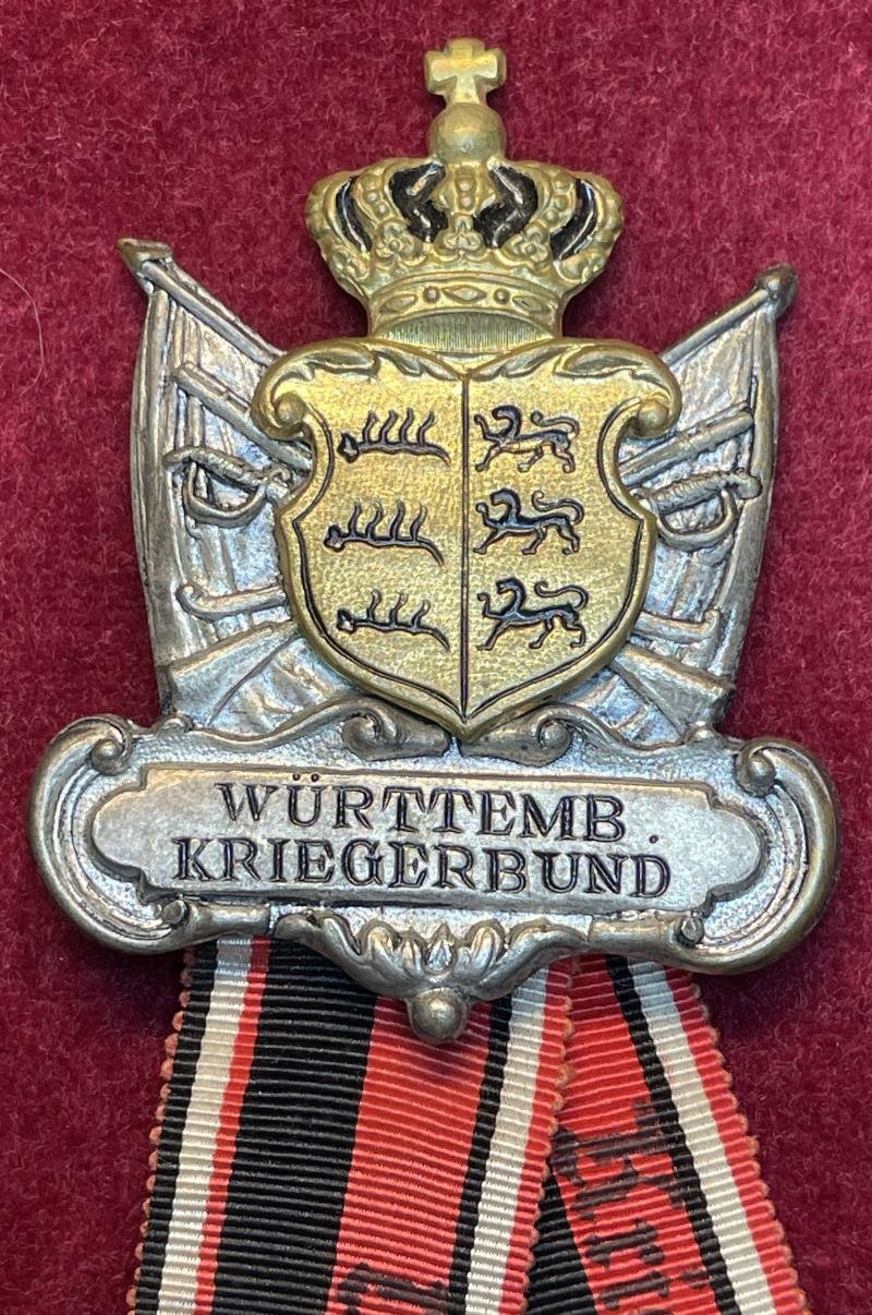 Kaiserreich Mitgliedsabzeichen Württembergischer Kriegerbund — image 2