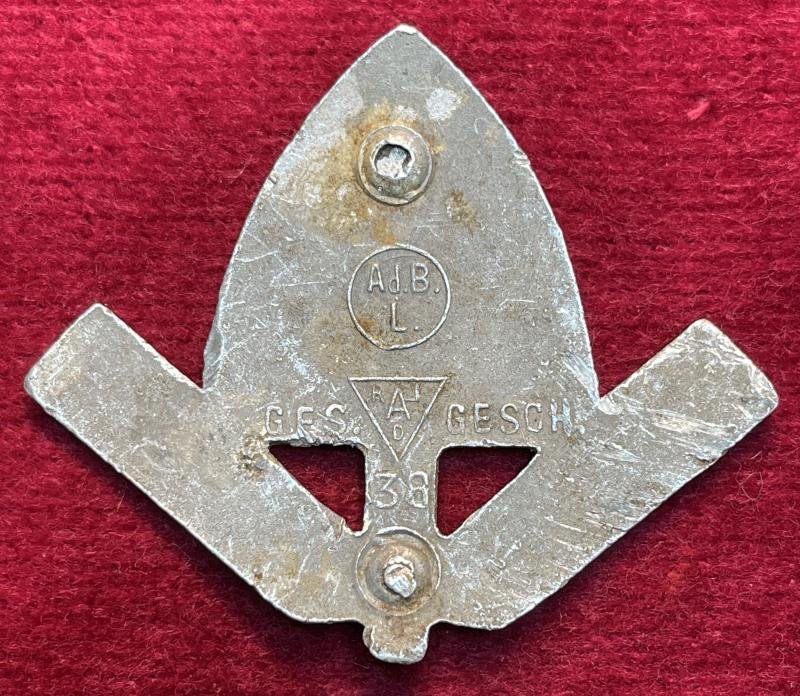 3rd Reich Mützenabzeichen für RAD-Männschaften (Adolf Baumeister) — image 2