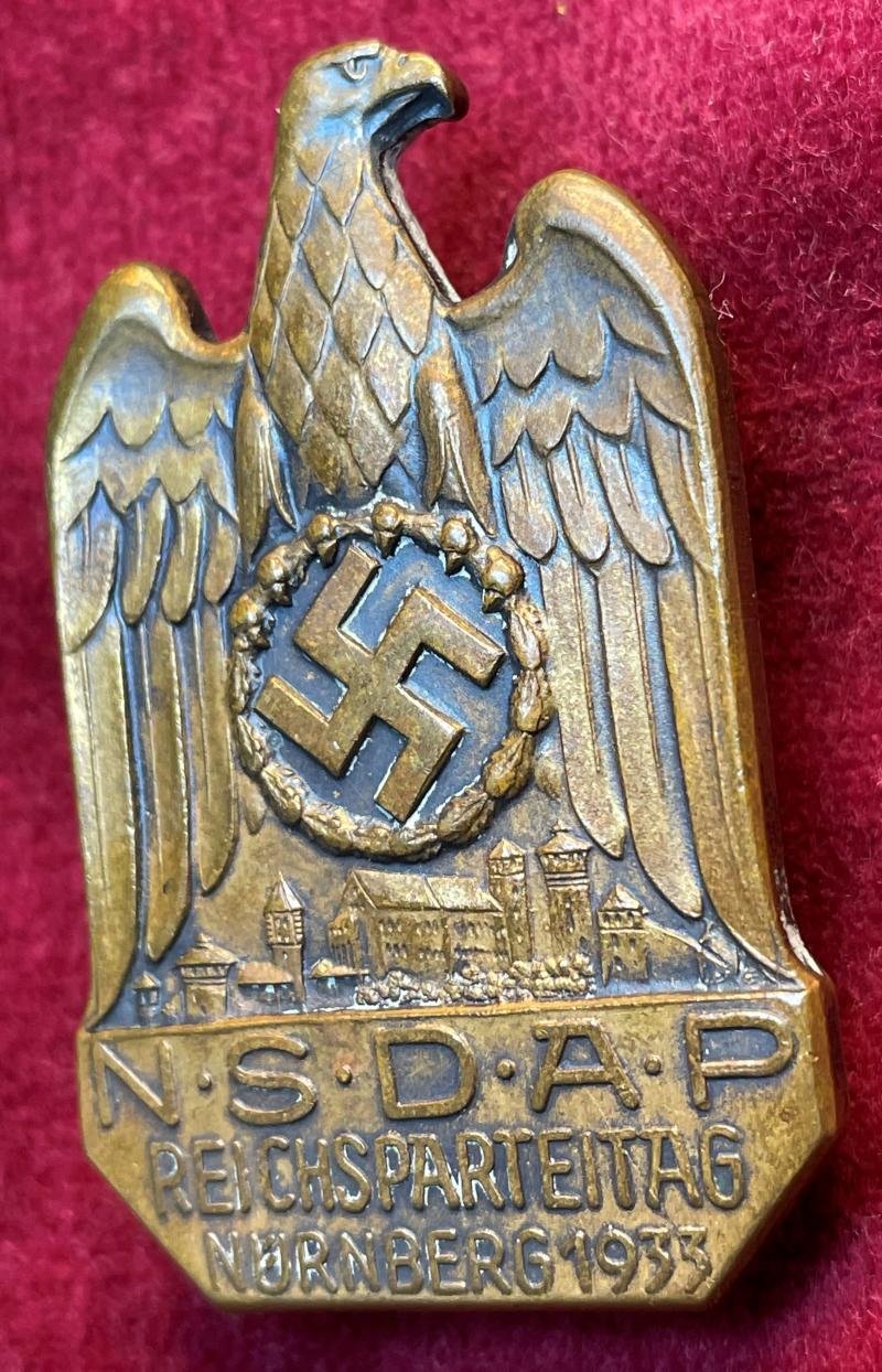 3rd Reich NSDAP Reichsparteitag 1933 abzeichen — image 2