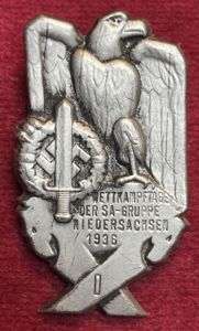 3rd Reich Wettkampftage der SA-Gruppe Niedersachsen 1936
