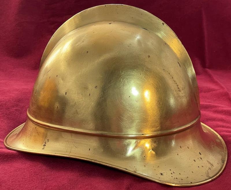Bayerische Feuerwehr messing helmet (1908) — image 2