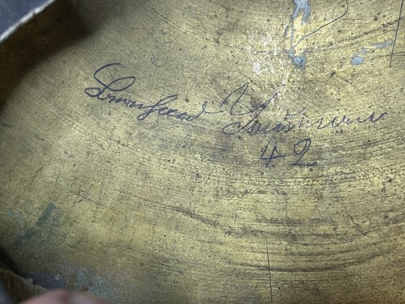 Bayerische Feuerwehr messing helmet (1908) — image 4