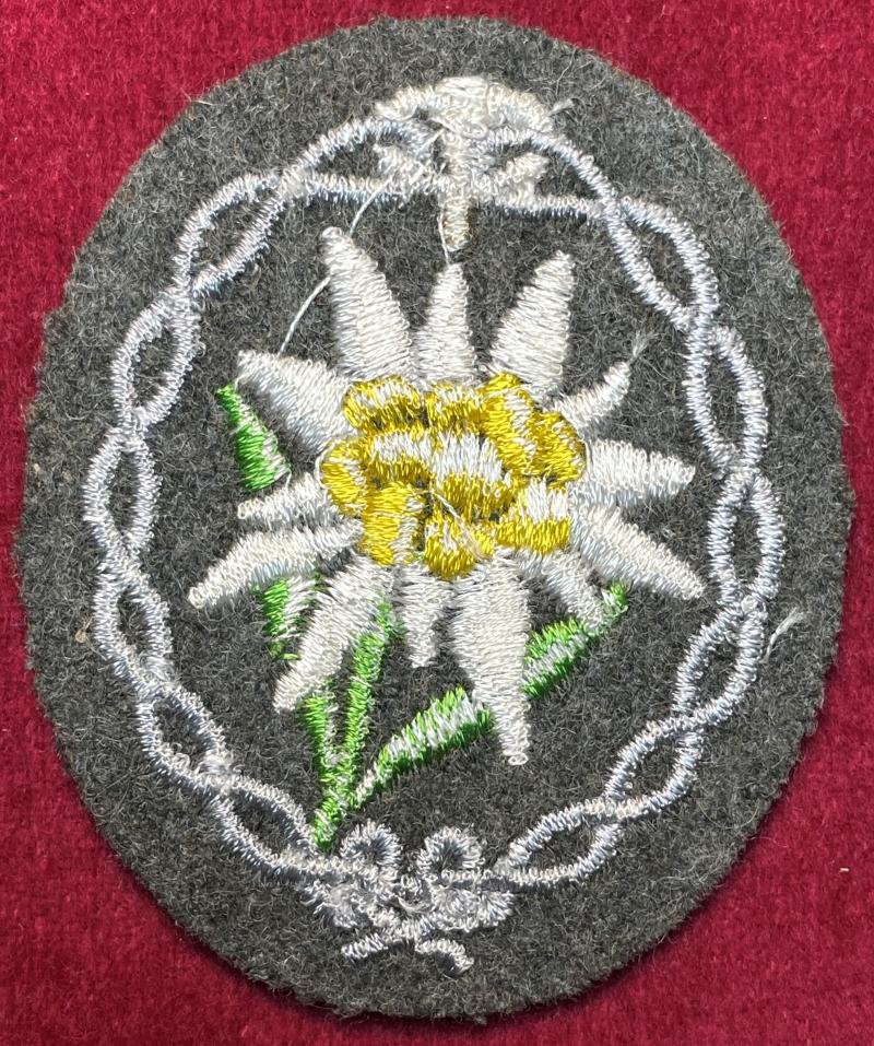 3rd Reich Wehrmacht Ärmelabzeichen für Gebirgsjäger — image 2